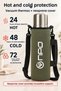 Nt01 2 Layer Vacuum Technology 24H Hot 48H Cold 72H Ice Preservation Steel Thermos with Khaki Case - 6