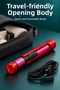 Travel Type Corded Hair Curler with Curling and Straightening Features - 5