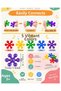 120 Pieces Snowflake Flower Molecule Interlocking Building Blocks Block Puzzle Jigsaw Educational Toy 3+ Years Old - 4