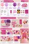 Fairy Led Lighted Pink Purple Birthday Concept Butterfly Balloon Chain and Stand Party Decoration Set Birthday Celebration Party Supplies - 2