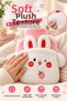Set of 2 Rabbit Teddy Bear Plush Hot Water Bags with Figures and Soft Cover 26X17 cm Winter Warming Product! ! - 6