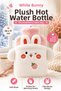 Set of 2 Rabbit Teddy Bear Plush Hot Water Bags with Figures and Soft Cover 26X17 cm Winter Warming Product! ! - 4