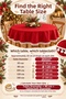 Special New Year's Gift: Round Tablecloth with Pompom Detail – Liquid-Proof, Stain-Resistant, Durable Duck Fabric, Various Size Options - 7