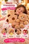 Set of 2 Teddy Bear Plush Hot Water Bag and 26 cm Plush Toy Brown Double Set with Soft Cover - 4
