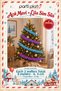 Light Blue and Lilac Glitter Ornament 4 Pieces 2 Meters Total 8 m 6.5 cm Christmas Tree Decoration