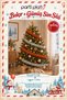 Copper and Silver Glitter Ornament 4 Pieces 2 Meters Total 8 m 6.5 cm Christmas Tree Decoration