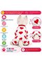 Small breed red heart detailed dog jumpsuit dog outfit (1-10kg)