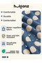 Kitchen Apron Water Repellent Stain-Resistant Fabric 100% Cotton Polka Dot Daily Kitchen Apron with Neck and Waist Tie - 4