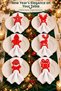 Christmas Napkin Ring and Napkin Ring New Year Christmas Tree Ornament Hard Plastic - 3