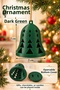 4-Piece Christmas Tree Ornament Bell Set New Year Christmas Decoration Hard Plastic with Cover 5 cm - 3