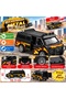 Pull and Drop Metal Black Off-Road Minibus