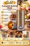 Luxury Gold Inner Coated Paper Muffin and Cupcake Capsule Baking Mold 20-Pack - 3