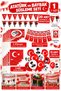 School Class Ornament 7 Types in 1 Pack Pennant Flag Flag Balloon Ataturk Balloon String Flag Flag with Streamer October 29 April 23