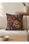 Roses Bordo Kirlent Kilifi (45X45)