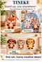 6-Piece Felt Animal Sewing Set DIY Toy and Craft Activity for Children Aged 6 and Above - 3