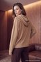 Taş Kapüşon Detaylı Çıtçıtlı Oversize Geniş Kalıp Örme Sweatshirt TWOAW27SW00212 - 3