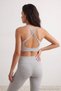 Grey Melange Supportive/Shape-Enhancing Knitted Sports Bra Thmaw27Ss00010 - 2