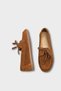 Vicki Genuine Leather Suede Lace-Up Beaded Comfort Women's Loafer Boat Shoes - 4