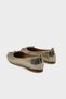 Hana Trend Bow Gold Women's Ballerinas - 7