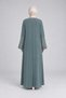 Ferace Khaki with Embroidered Sleeves - 3