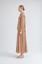 Pocket Beaded Daisy Detailed Skirt Set Camel - 3