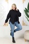 Oversize Gabardine Plus Size Jacket - 3