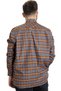 Mode XL Large Size Men's Shirt Plaid Long Sleeve 23300 Tile - 4