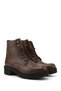 Women's Coffee Floater Zippered Rubber Sole Genuine Leather Boots - 4