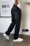 Men's Baggy Pants Wide Leg Gray Wash Baggy Jeans - 2