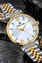 Waterproof Women Wrist Watch Gold Silver Color Steel Cord Gift Bracelet Dkby2038C2 - 4