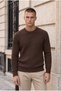 Ashton Herren-Strickpullover mit Rundhalsausschnitt - Braun - 2