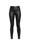 Vs-1074 Halle Black High Waist Leather Look Skinny Leg Pants - 4