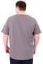 Mode XL Large Size Men's T-Shirt Crew Neck Optimistic U25028 Smoked - 4