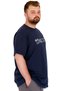 Fashion XL Large Size Men's T-Shirt Crew Neck Nyc New York U25019 Indigo - 3
