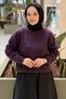 Crochet Knitwear Wool Cashmere and Silk Blend Blouse - 2