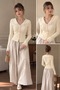 Lace Detailed Baby Collar Buttoned Women's Knitwear Cardigan - 3