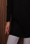Women's Stand Collar Basic 80cm Loose Oversize Knitwear Tunic 1145 Black - 3