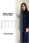 Women's Modal Jersey Oversized Modest Tunic Set 4028 - 3