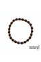 Original Garnet (Red) Natural Stone 6mm Unisex Bracelet - 3