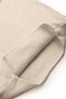 Men's Beige Half Zip Oversized Cut Knitwear Sweater – Soft Textured Knit Sweater 2608511 - 3