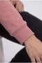 Men's Relax Fit Comfortable Cut Cotton Soft Textured 3 Thread Fleece Crew Neck Dusty Rose Sweatshirt - 7