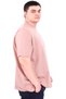 Mode XL Large Size Men's T-Shirt Crew Neck Gorgeous U25022 Rose Color - 3