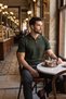 Men's Comfort Short Sleeve Khaki Knitwear Polo Collar T-Shirt - 3