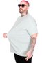 Mode XL Large Size Waffle Basic T-Shirt 20033 Çağla - 3