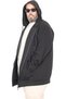 Mode XL Men's Cardigan Kapson Zippered Steel Interlock 21600 Black - 3
