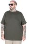 Mode XL Large Size Basic Tshirt 20031 Khaki - 5