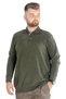 Mode XL Men's Sweatshirt Polo Vnz Selanik 20440 Khaki