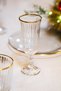 Splendid Gold Set of 4 Coffee Side Glasses 120 Cc