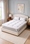 600 GSM Mattress Topper - Soft, Firm,and Extra Thick Fibersheet and Highly Elastic Bands