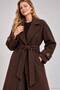 Oversize Belted Cashmere Coat - 5